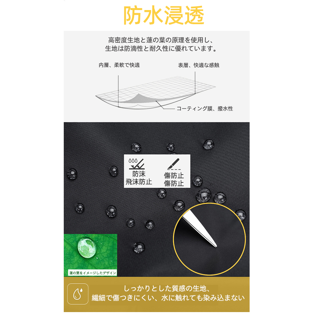 大容量 軽く感じる ビジネス リュック 防水 レインカバー チェストベルト 付属 メンズ A3 サイズ ノートPC バイク 通勤 通学 出張 旅行 収納 バックパック リュックサック ブラック 黒 PCリュック B-20 - 画像 (3)